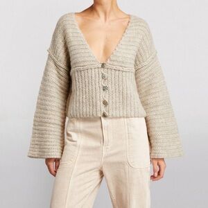 Cult Gaia ruta flared sleeve sweater size small